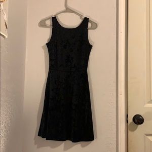 H&M velvet black dress